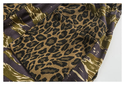 Shorts Cargo Camuflado con Estampado Leopardo - Unisex - Image 15