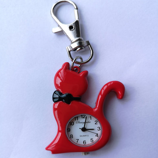 Reloj Colgante Infantil Gato Adorable - Diseño Cartoon Moderno - Image 4