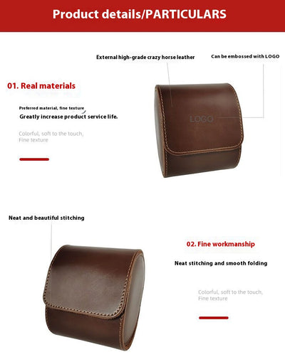 Estuche Organizador de Cuero para Relojes y Accesorios - Image 25