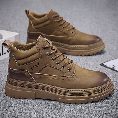 Botas Altas Estilo Británico para Hombre con Suela Reforzada - Image 9