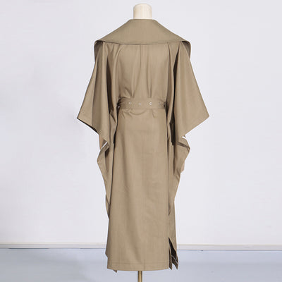 Abrigo Trench Cape Largo para Mujer - Otoño - Image 8