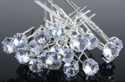 Juego de Prendedores de Perla y Diamante para el Cabello - Image 2