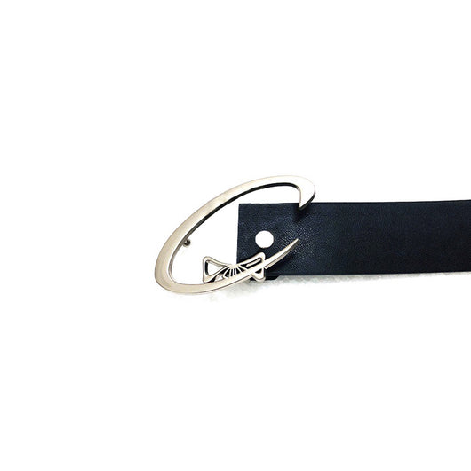 Cinturón de Cuero PU Negro con Hebilla Metálica - Versátil y Elegante - Image 5