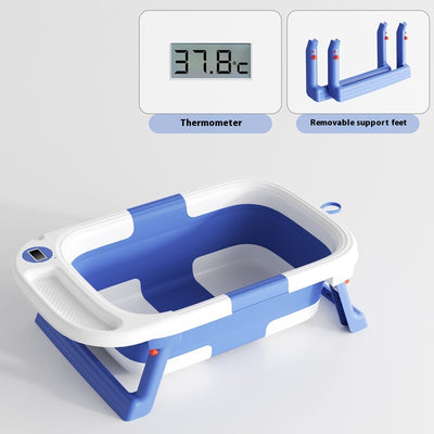 Bañera Plegable para Bebé 0-3 Años con Termómetro de Agua - Image 3