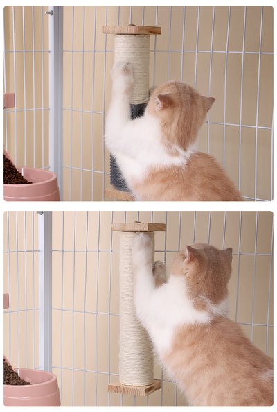 Rascador de Sisal Resistente para Gatos - Poste para Afilar Garras - Image 9