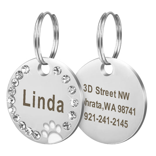 Placas de Identificación Personalizadas para Perros