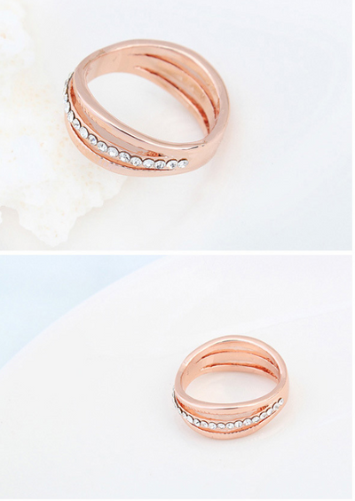 Anillos de Cristal Austriaco Premium - Joyería Elegante de Diseño Coreano - Image 7