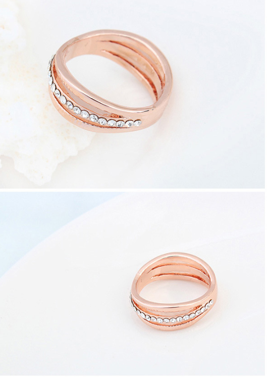 Anillos de Cristal Austriaco Premium - Joyería Elegante de Diseño Coreano - Image 7