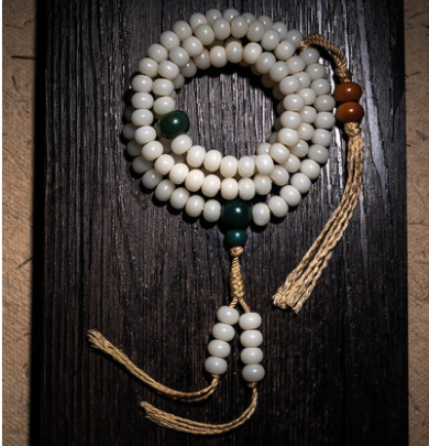 Pulsera Rosario de Jade Blanco para Hombre y Mujer - Image 10