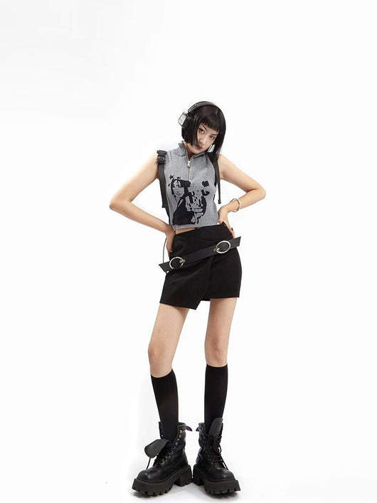Chaleco Cuello Alto sin Mangas para Verano Mujer - Image 6