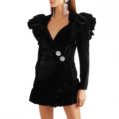 Vestido Mini Cintura Alta Corte A - Image 3