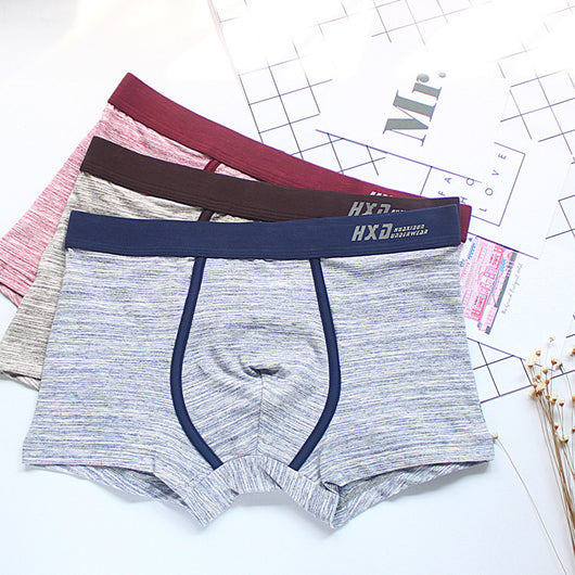 Bóxer Deportivo para Hombre de Algodón Modal en Color Sólido - Image 3