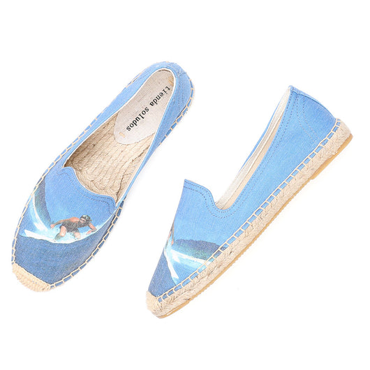 Zapatos Casuales de Lona Bajitos para Mujer con Estampado Moderno - Image 14