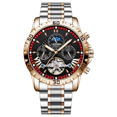 Reloj Mecánico Tourbillon Acero Inoxidable Resistente al Agua para Hombre - Image 9