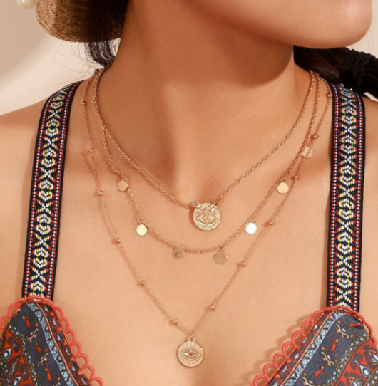 Collar Colgante de Metal