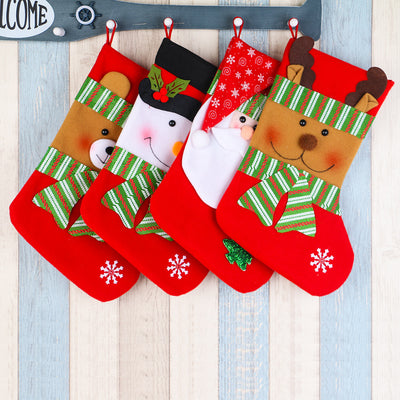 Bolsas de Regalo Navideñas con Adornos y Calcetines Decorativos al por Mayor