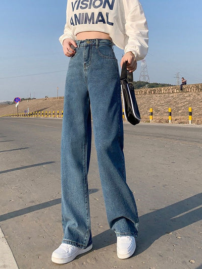 Pantalones Vaqueros Anchos y Holgados para Mujer - Denim Baggy Moderno - Image 12