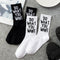 Calcetines Retro Skateboard con Alfabeto