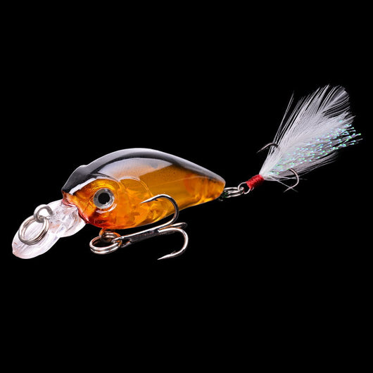 Señuelo de Roca 45cm Gordito Pequeño con Plumas - Image 9