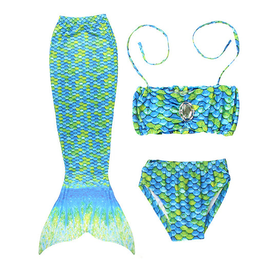 Conjunto de Bikini Cola de Sirena para Niñas - Mayoreo - Image 19