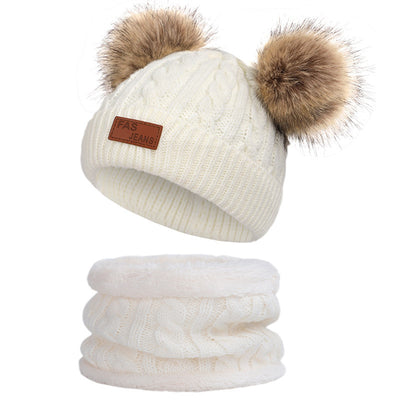 Conjunto de Gorro y Bufanda para Niños - Otoño e Invierno - Image 26