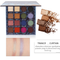 Paleta de Sombras 16 Colores Mate Perlado con Efecto Vibrato