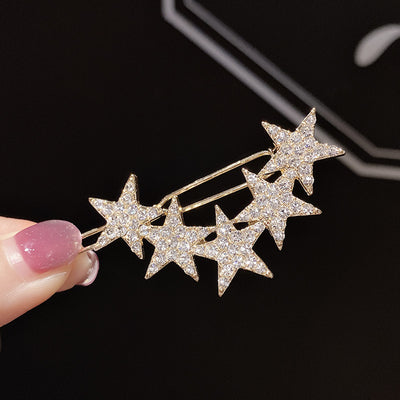 Clip para cabello con estrella de cristales brillantes - Image 4