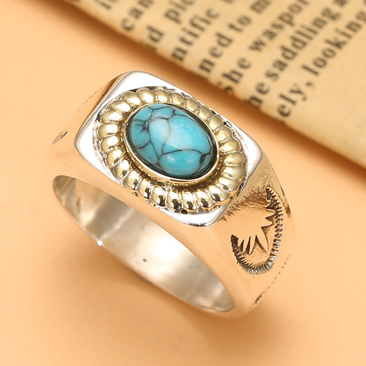 Anillo de Plata Esterlina con Turquesa Takahashi - Image 6