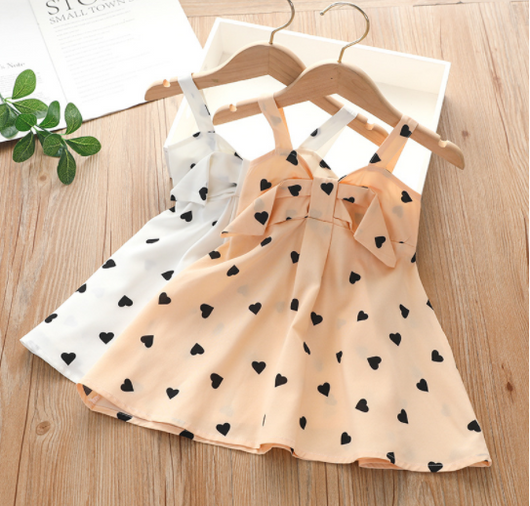 Vestido Infantil de Verano Estilo Coreano con Tirantes - Image 8