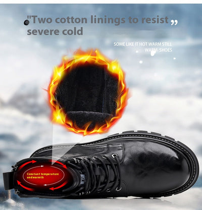 Botas de Trabajo Estilo Británico en Cuero - Calzado Profesional Versátil - Image 30