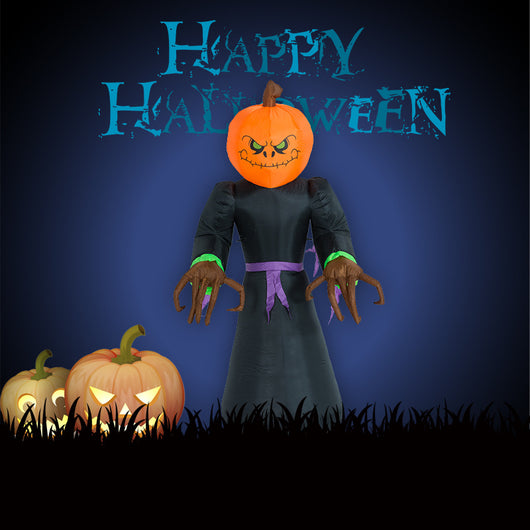 Decoración Inflable Halloween: Calabaza, Gato Negro y Bruja - Image 5