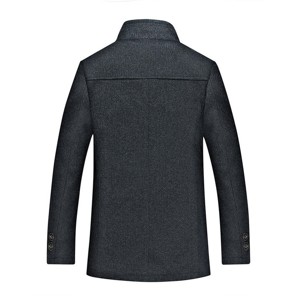 Chaqueta Casual con Cuello Mao para Hombre Adulto