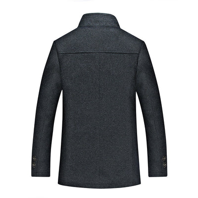 Chaqueta Casual con Cuello Mao para Hombre Adulto - Image 2