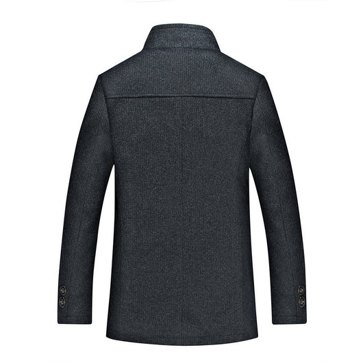Chaqueta Casual con Cuello Mao para Hombre Adulto - Image 2