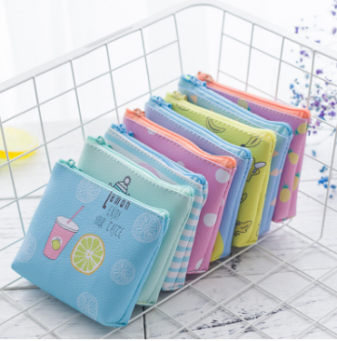 Billetera Compacta para Mujer con Diseño de Gato - Cartera de Cuero PU con Monedero