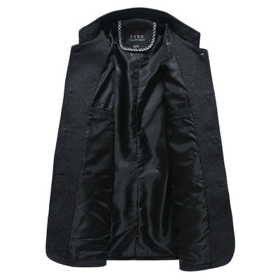 Chaqueta Casual con Cuello Mao para Hombre Adulto - Image 3