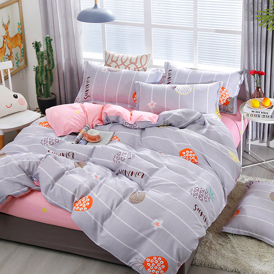Juego de Cama Completo de Cuatro Piezas