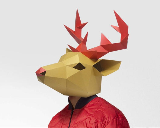 Máscara Facial de Papel Modelo Animal de Cara Completa - Image 10