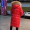 Children's Down Jacket Red B 100 Cm