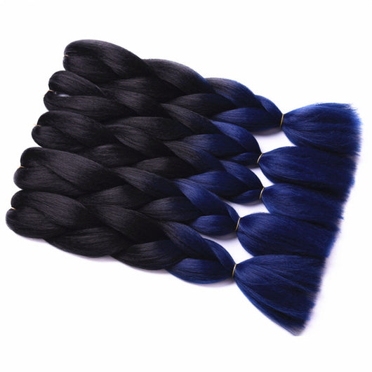 Trenzas Africanas Degradado Colorido Efecto Sucio - Image 3