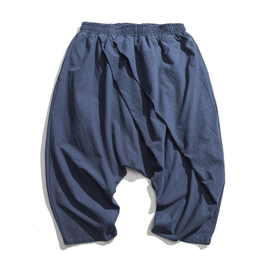 Pantalones Cortos Cargo Holgados para Hombre con Cintura Elástica Bajo la Rodilla - Image 3