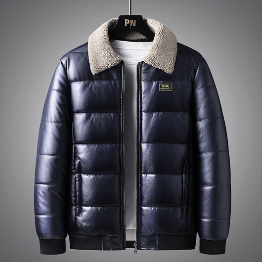 Chaqueta de Invierno para Hombre con Cuello Solapa Acolchada - Image 11