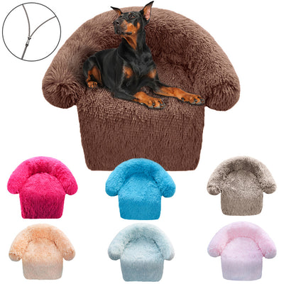 Cama Sofá para Perros con Manta Desmontable y Lavable
