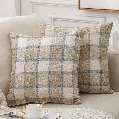 Almohada de Lino y Algodón para Sofá - Diseño Liso y Elegante - Image 25