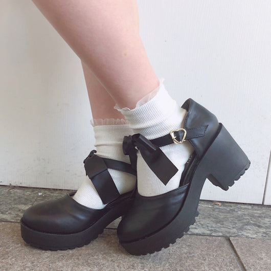 Zapatos de Tacón Alto para Mujer con Moño y Suela Antideslizante - Image 2