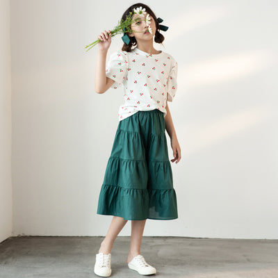 Conjunto de Culotes Morandi para Niñas y Adolescentes - Estilo Coreano Casual - Image 4