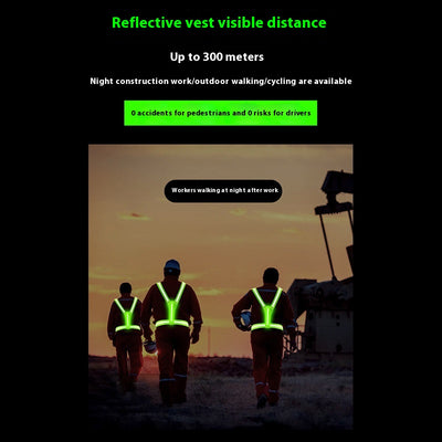 Chaleco Reflectante LED Recargable para Correr y Ciclismo Nocturno - Image 4