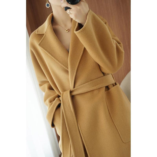 Blazer Clásico Cuello Reforzado Corte Holgado Estilo Hepburn - Image 19
