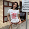 Playera Casual Estampada Slim Fit para Mujer