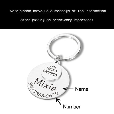 Placa de Identificación Personalizada para Mascotas - Llavero Divertido - Image 14